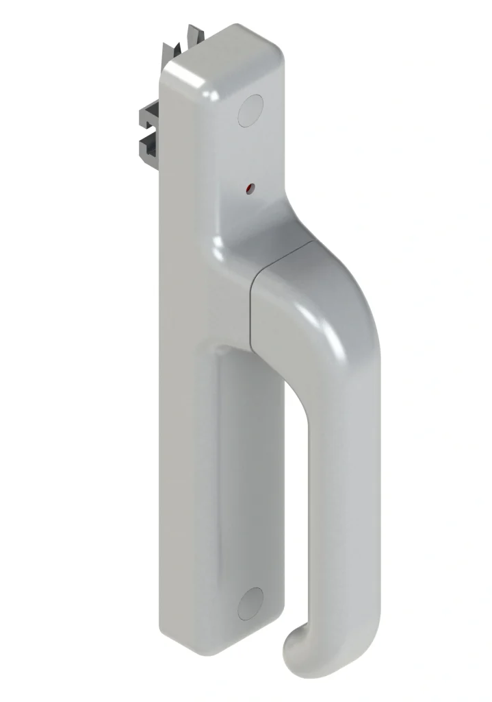 Giesse 03360V City model sürme kapı kolu, modern alüminyum doğrama sistemleri için tasarlanmış şık sürme kol