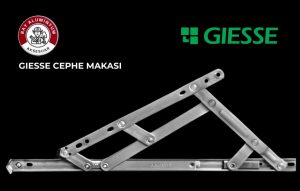 Blog 6 Giesse Cephe Makası, alüminyum doğrama ve cephe sistemlerinde yüksek dayanıklılık ve güvenli açılım performansı sunar. Orijinal Giesse aksesuarlarıyla uzun ömürlü ve sorunsuz kullanım sağlayın.