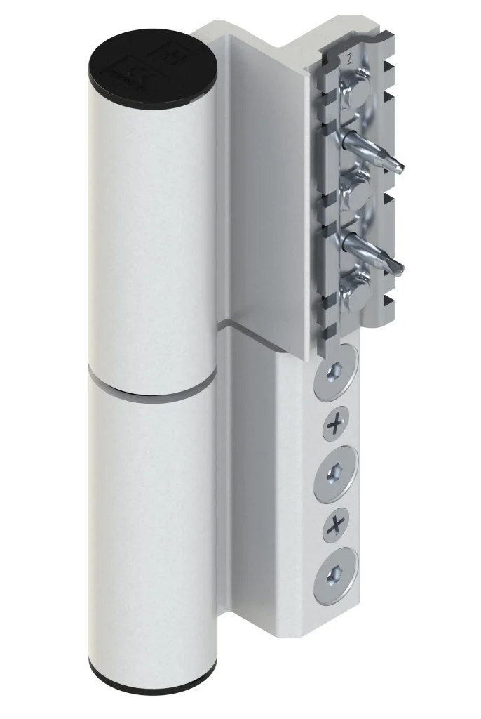 Giesse euro kanal alüminyum kapı menteşesi 3d model - Bay alüminyum