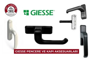 Blog 10 Giesse Pencere ve Kapı Aksesuarları sistemlerinde maksimum performans için Giesse aksesuarları öne çıkar. Menteşe, kilit ve donanım çözümleriyle estetik, güvenlik ve fonksiyonelliği bir arada sunar.