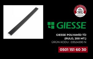 Blog 7 GIESSE Polyamid Tij (Rulo, 200 Metre): Alüminyum Pencere Sistemlerinde Yeni Nesil İletişim Çubuğu