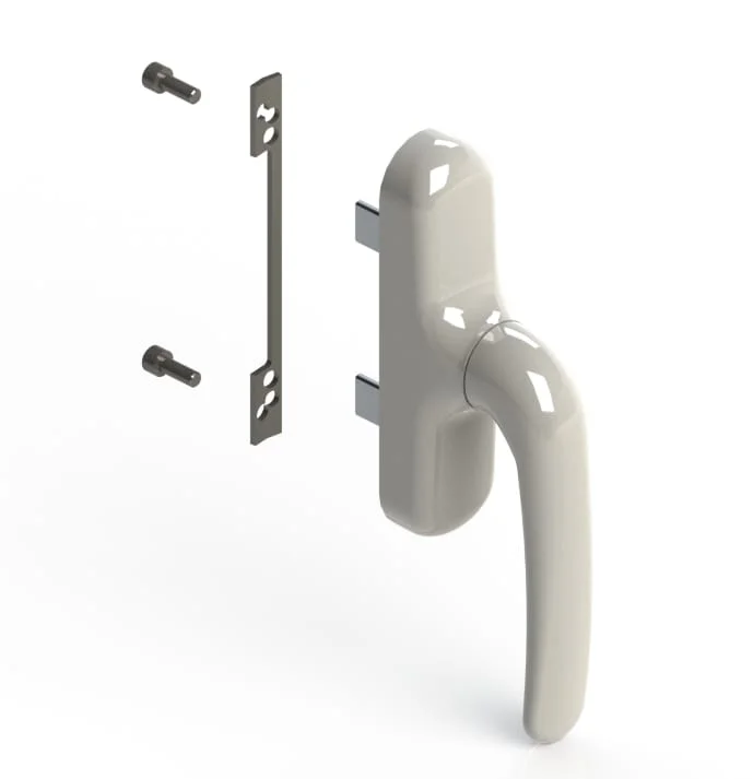 Giesse Prima serisi alüminyum pencere kolu, estetik ve dayanıklı tasarım