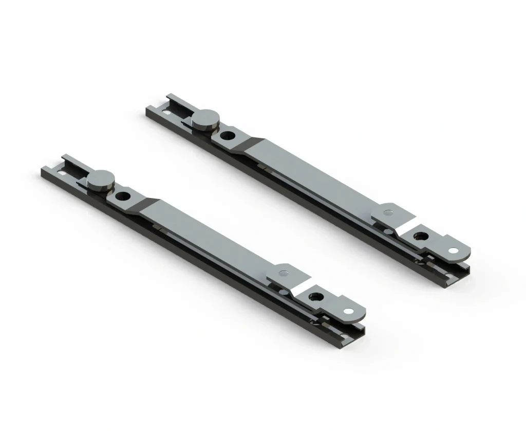 Giesse tek noktadan limitleme makası, alüminyum pencere açılım mesafesini sınırlayan bağlantı aparatı.