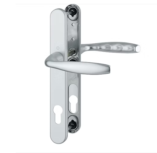 Alüminyum Kapı Aksesuarları 14 HOPPE New York Alüminyum Kapı Kolu – Gri (F1) | Modern İç Kapı Kolu