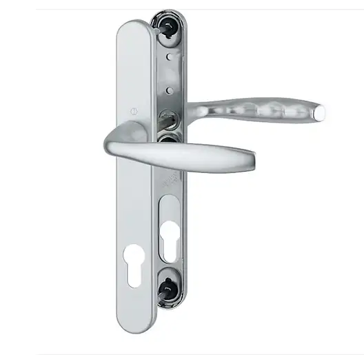 Alüminyum Kapı Aksesuarları 14 HOPPE New York Alüminyum Kapı Kolu – Gri (F1) | Modern İç Kapı Kolu